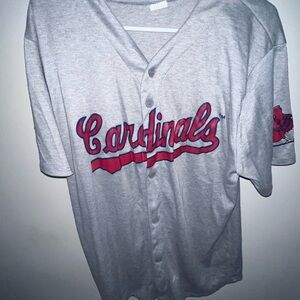 Gray Cardinals Baseball Jersey